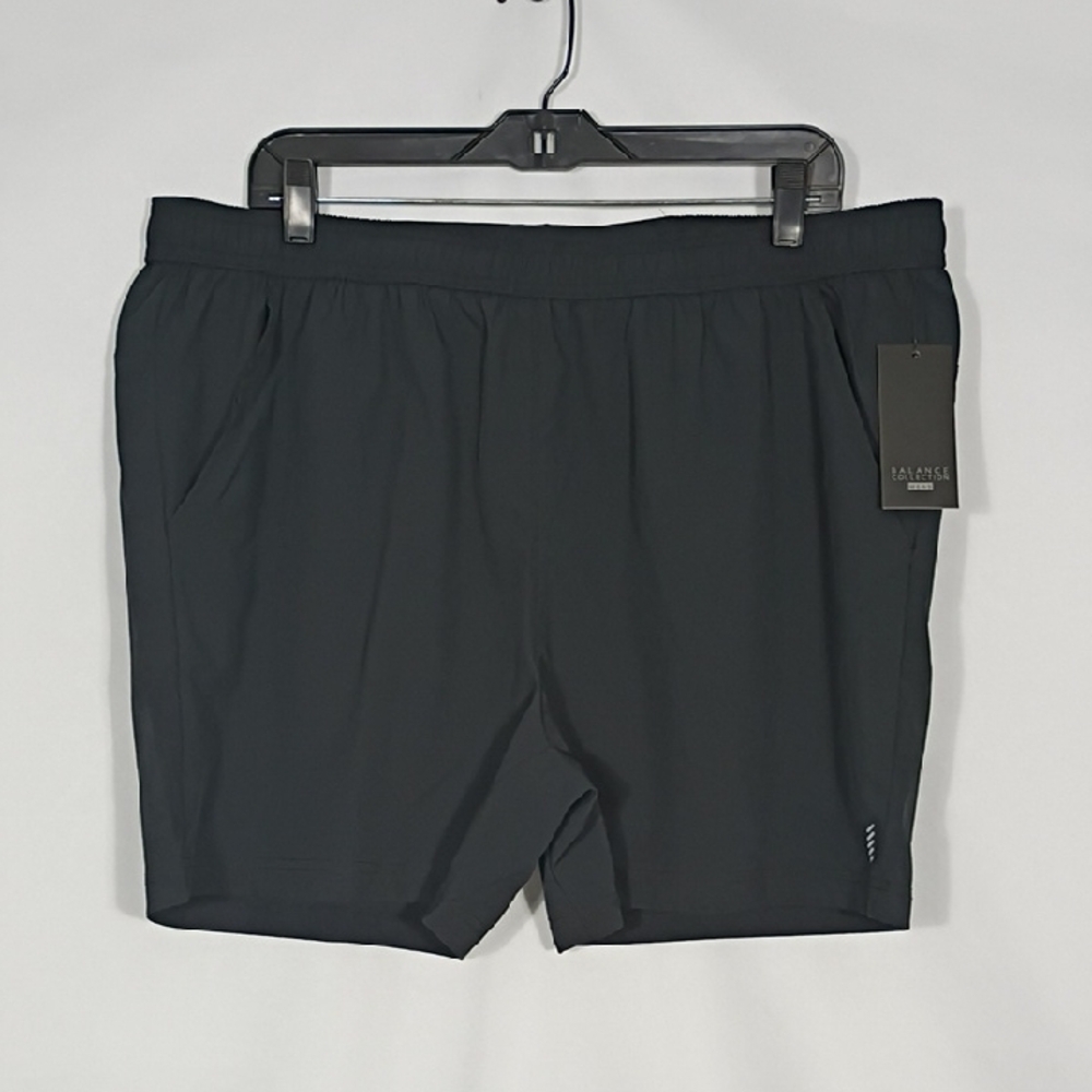 NWT Balance Collection Men's Black Jaxon 5" Woven Shorts Size XL Workout